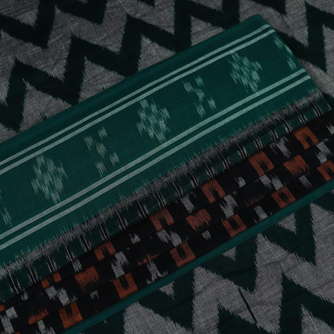 Handloom Sambalpuri Cotton Ikkat Saree Handloom Saree_Cotton Priyadarshini Handloom