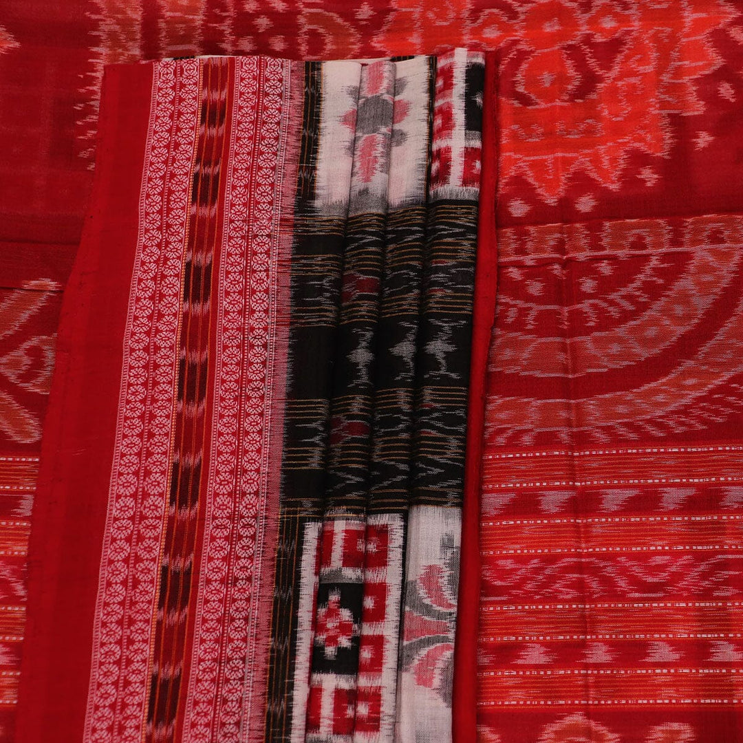 Handloom Sambalpuri Cotton Ikkat Saree Handloom Saree_Cotton Priyadarshini Handloom