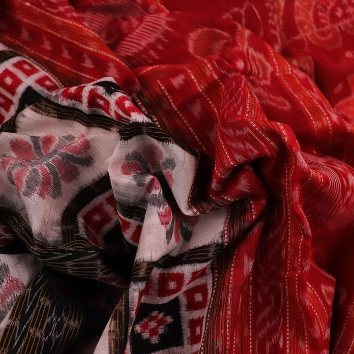 Handloom Sambalpuri Cotton Ikkat Saree Handloom Saree_Cotton Priyadarshini Handloom