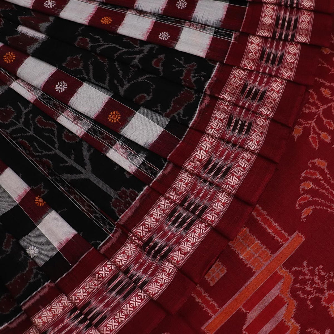 Handloom Sambalpuri Cotton Ikkat Saree Handloom Saree_Cotton Priyadarshini Handloom