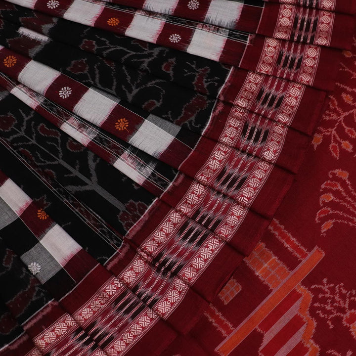 Handloom Sambalpuri Cotton Ikkat Saree Handloom Saree_Cotton Priyadarshini Handloom