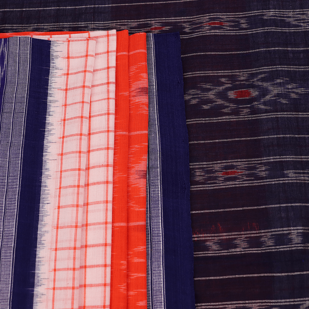 Handloom Sambalpuri Cotton Ikkat Saree Handloom Saree_Cotton Priyadarshini Handloom