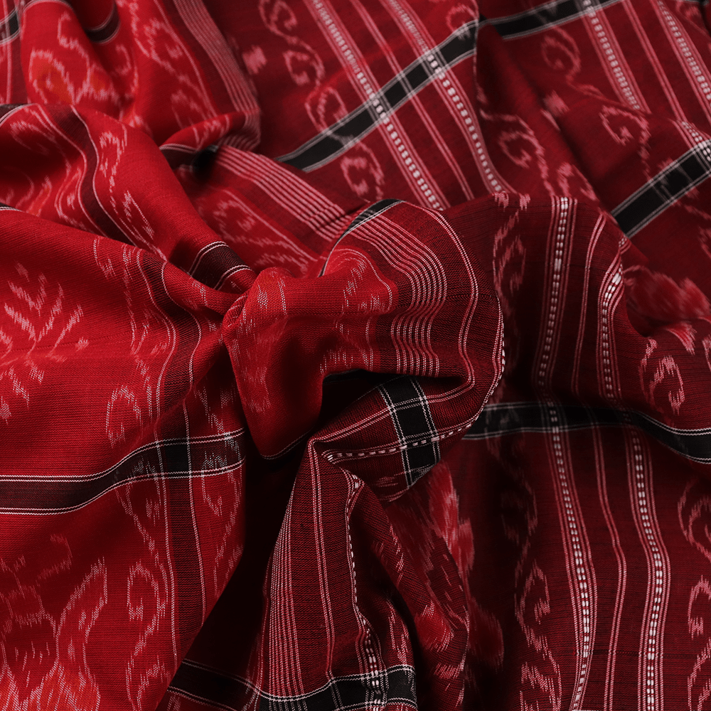 Handloom Sambalpuri Cotton Ikkat Saree Handloom Saree_Cotton Priyadarshini Handloom