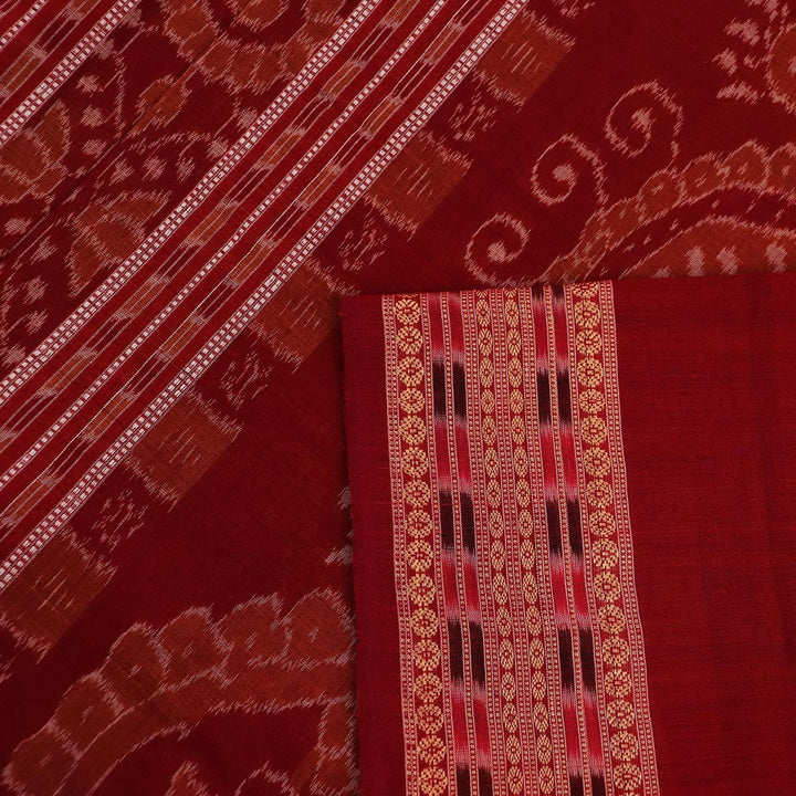 Handloom Sambalpuri Cotton Ikkat Saree Handloom Saree_Cotton Priyadarshini Handloom