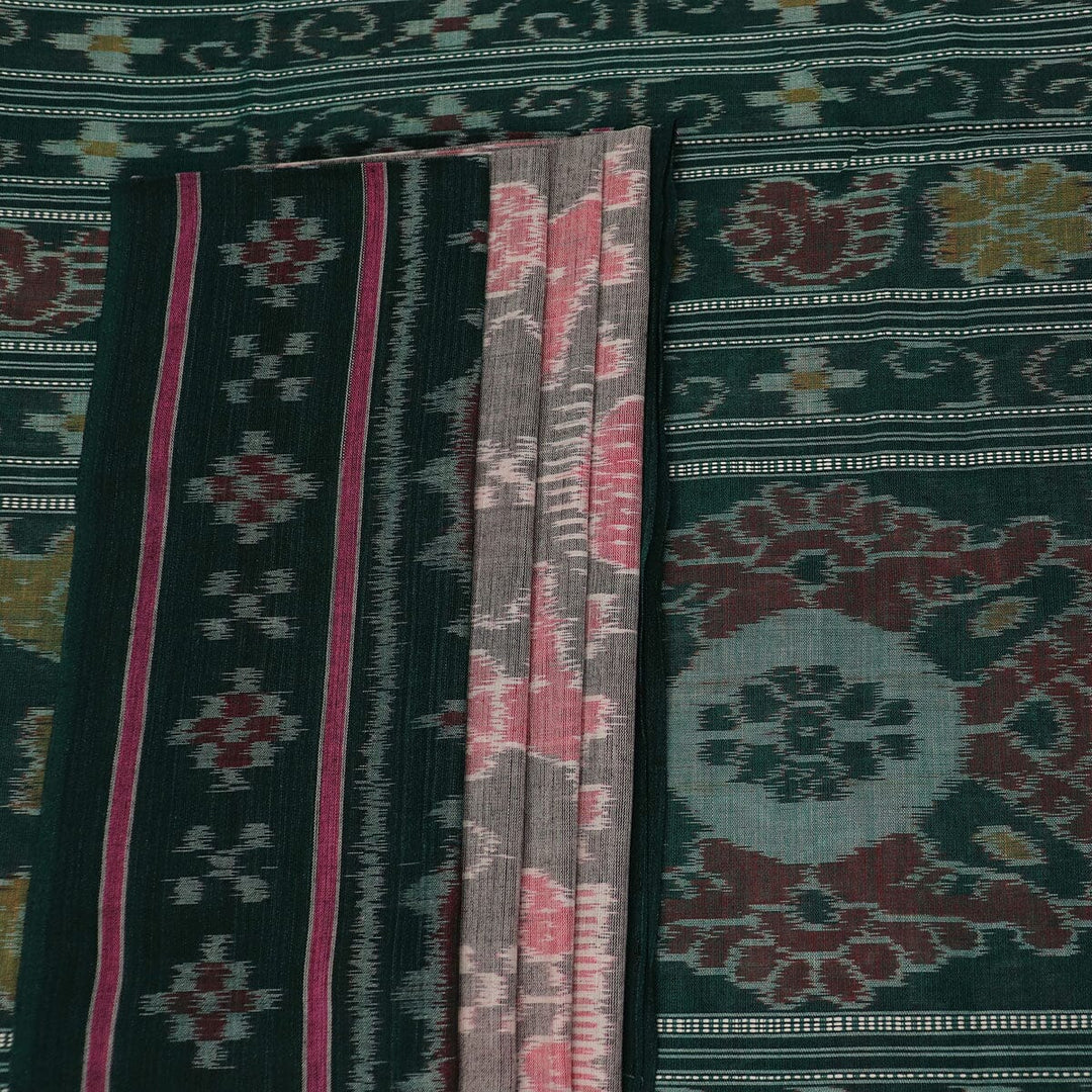 Handloom Sambalpuri Cotton Ikkat Saree Handloom Saree_Cotton Priyadarshini Handloom