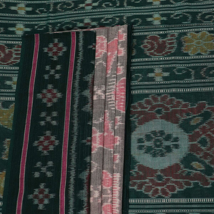 Handloom Sambalpuri Cotton Ikkat Saree Handloom Saree_Cotton Priyadarshini Handloom