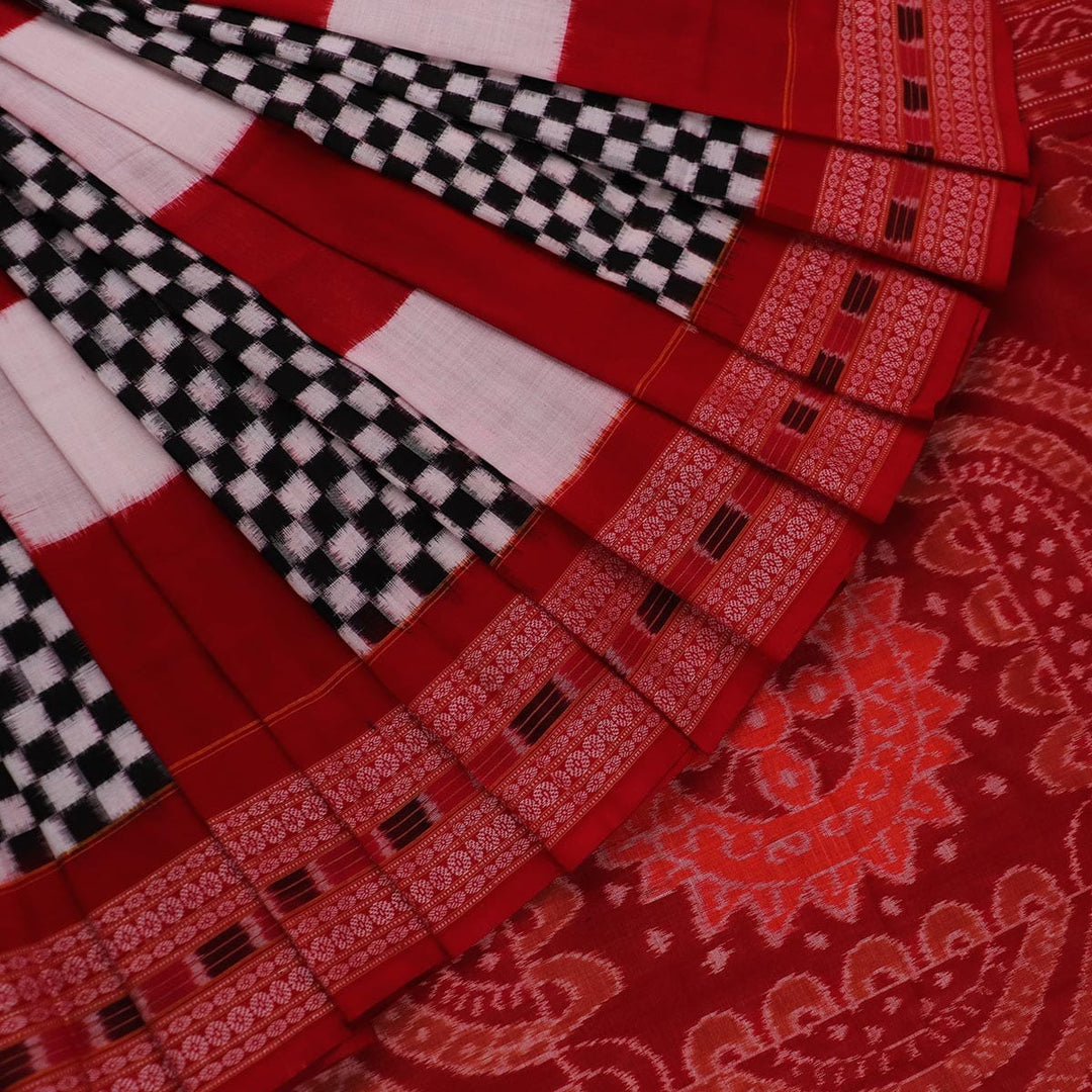 Handloom Sambalpuri Cotton Ikkat Saree Handloom Saree_Cotton Priyadarshini Handloom