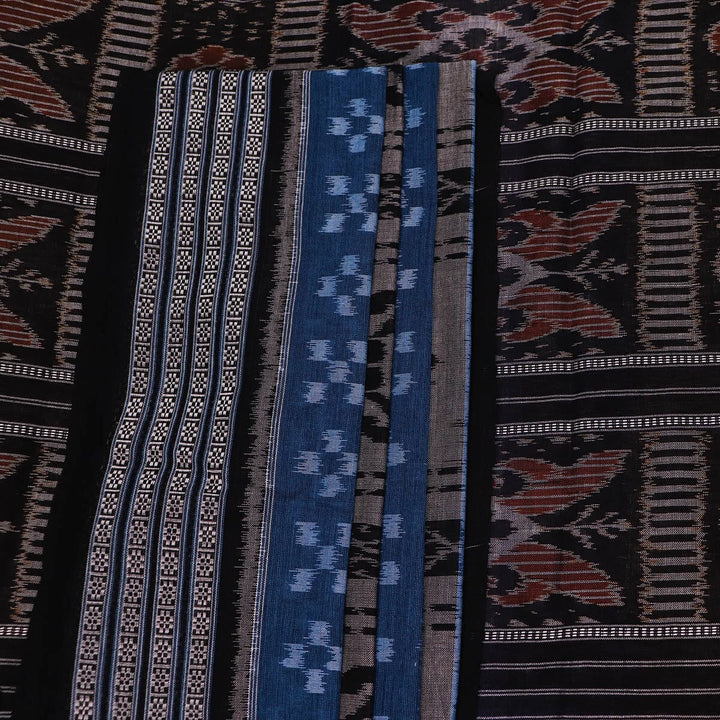 Handloom Sambalpuri Cotton Ikkat Saree Handloom Saree_Cotton Priyadarshini Handloom