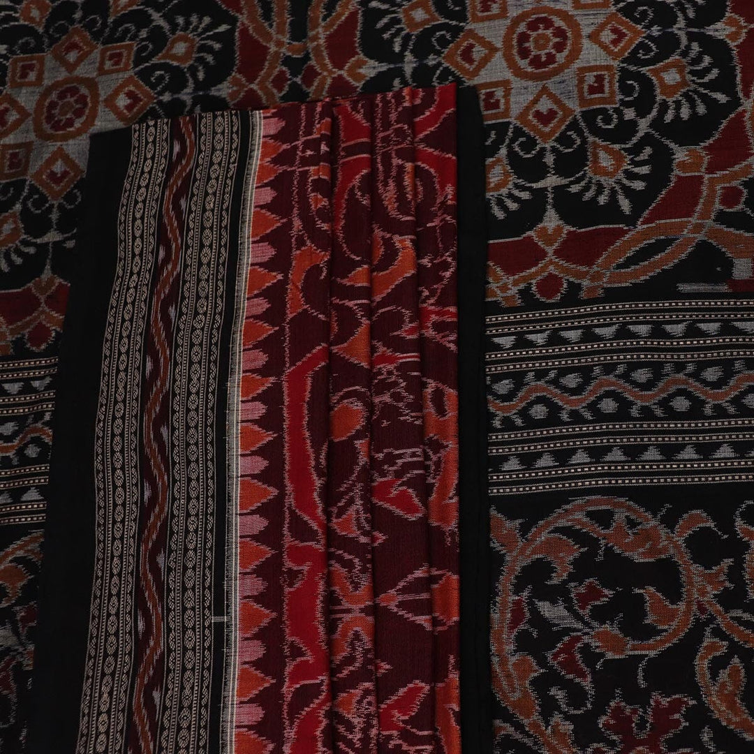 Handloom Sambalpuri Cotton Ikkat Saree Handloom Saree_Cotton Priyadarshini Handloom