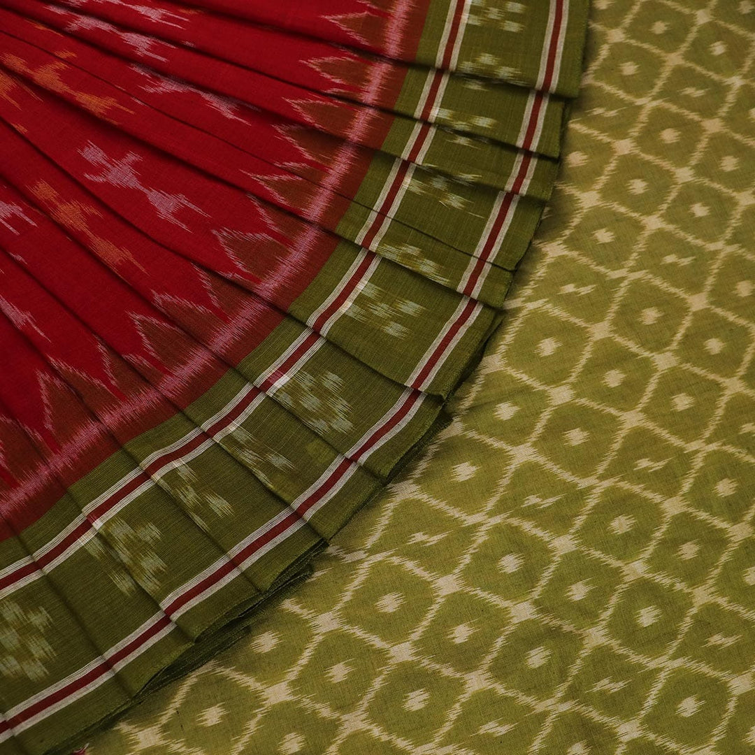 Handloom Sambalpuri Cotton Ikkat Saree Handloom Saree_Cotton Priyadarshini Handloom