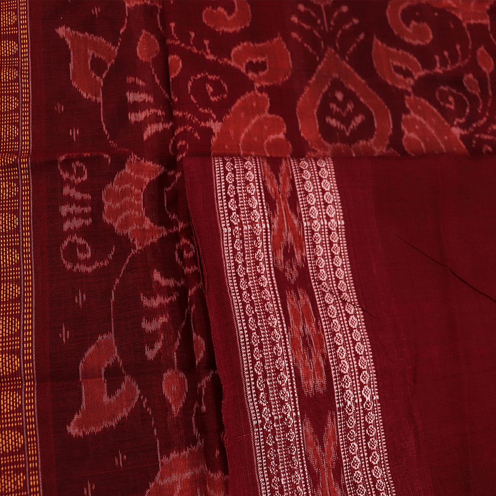 Handloom Sambalpuri Cotton Ikkat Saree Handloom Saree_Cotton Priyadarshini Handloom