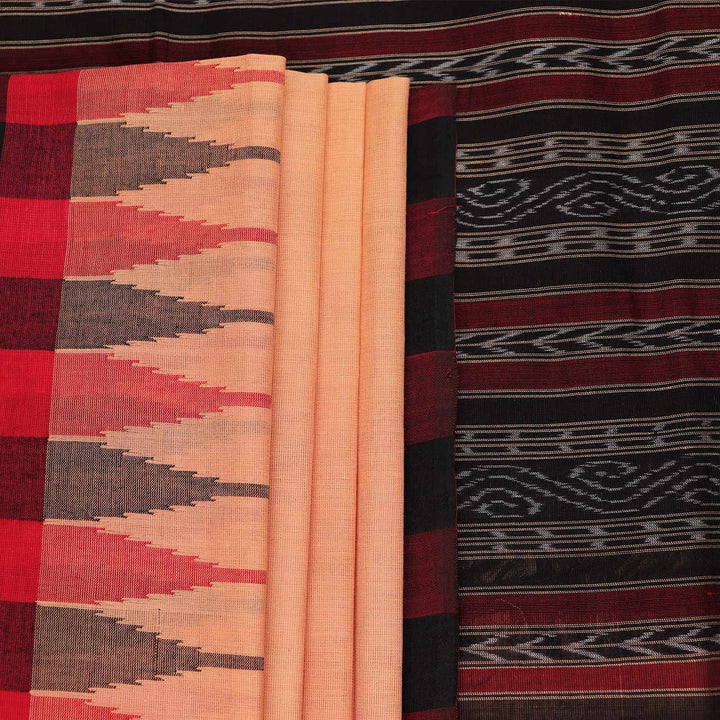 Handloom Sambalpuri Cotton Ikkat Saree Handloom Saree_Cotton Priyadarshini Handloom 