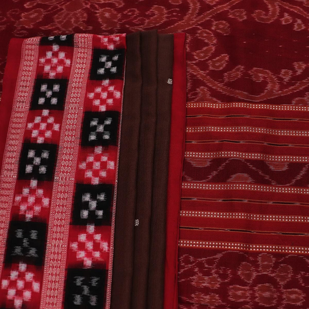 Handloom Sambalpuri Cotton Ikkat Saree Handloom Saree_Cotton Priyadarshini Handloom