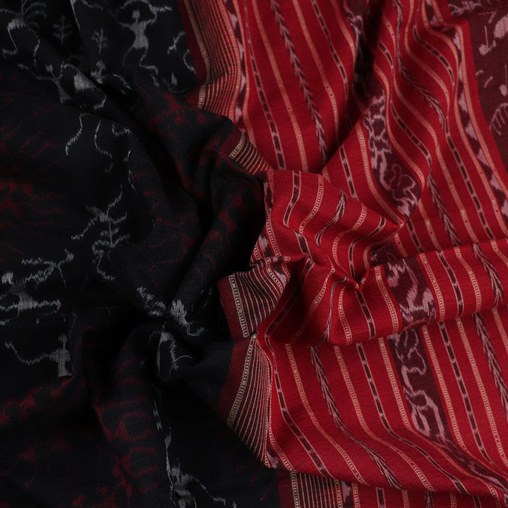 Handloom Sambalpuri Cotton Ikkat Saree Handloom Saree_Cotton Priyadarshini Handloom