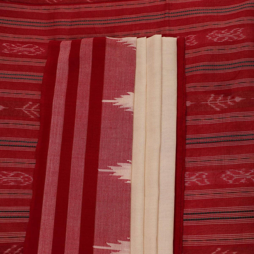 Handloom Sambalpuri Cotton Ikkat Saree Handloom Saree_Cotton Priyadarshini Handloom