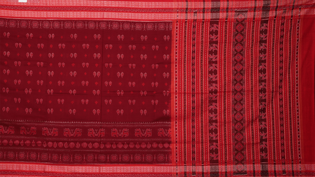 Handloom Sambalpuri Cotton Ikkat Saree Handloom Saree_Cotton Priyadarshini Handloom