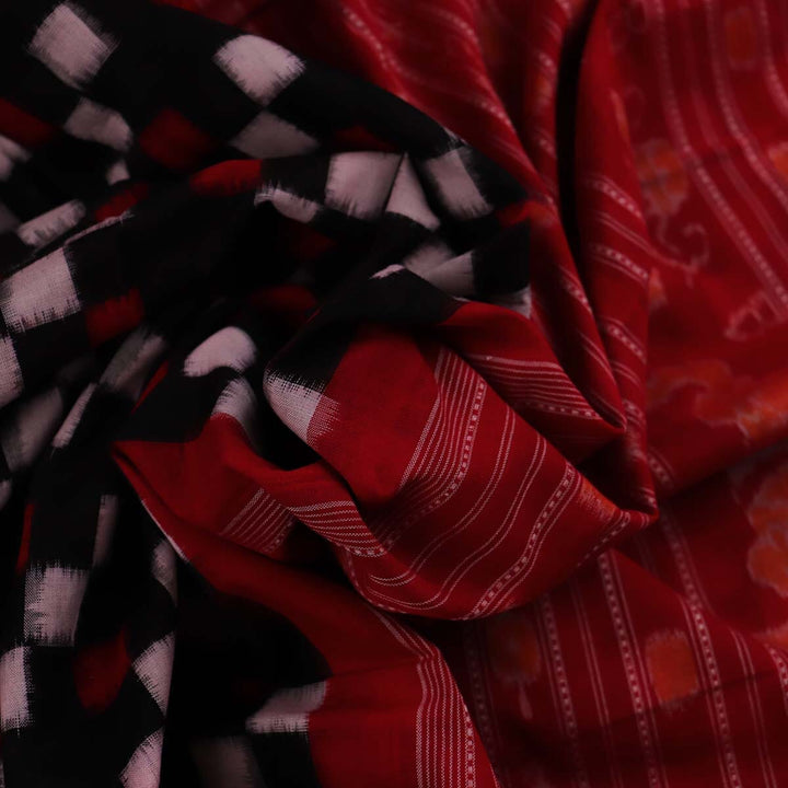 Handloom Sambalpuri Cotton Ikkat Saree Handloom Saree_Sambalpuri Cotton Priyadarshini Handloom