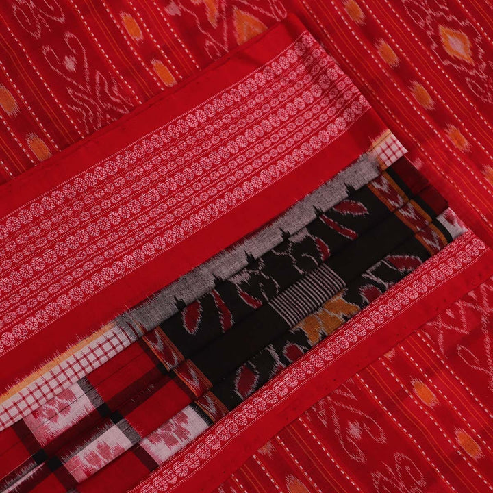 Handloom Sambalpuri Cotton Ikkat Saree Handloom Saree_Sambalpuri Cotton Priyadarshini Handloom