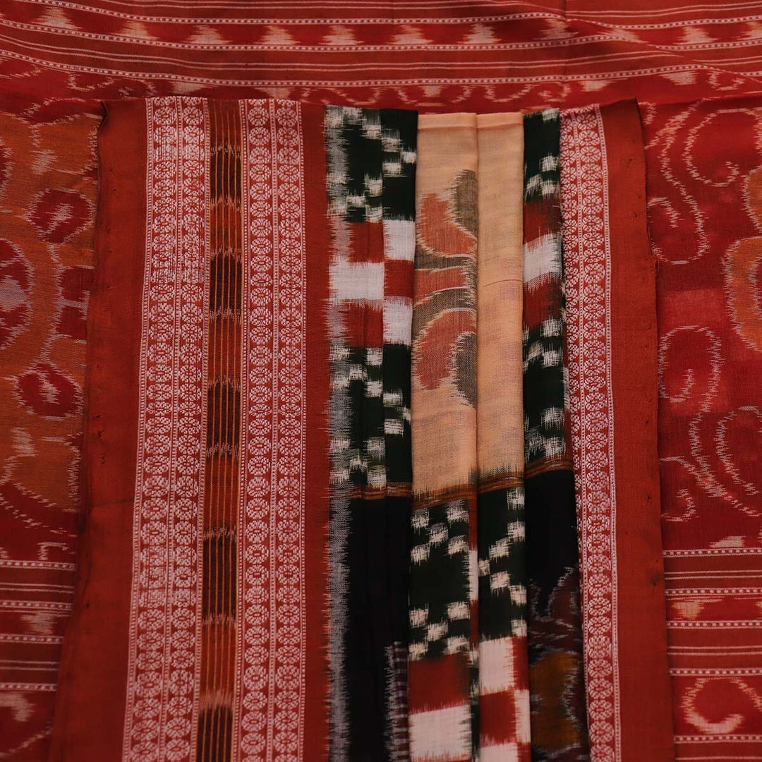 Handloom Sambalpuri Cotton Ikkat Saree Handloom Saree_Sambalpuri Cotton Priyadarshini Handloom