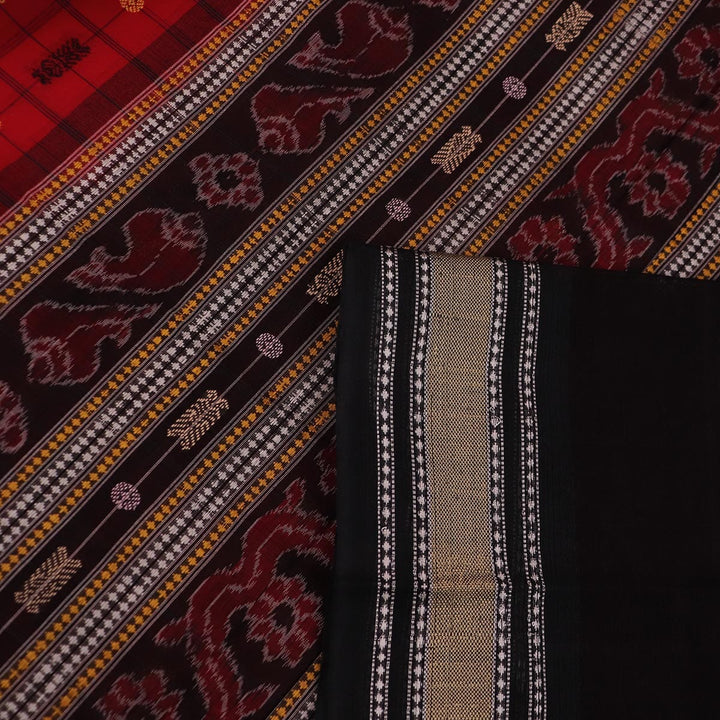 Handloom Sambalpuri Cotton Ikkat Saree Handloom Saree_Sambalpuri Cotton Priyadarshini Handloom