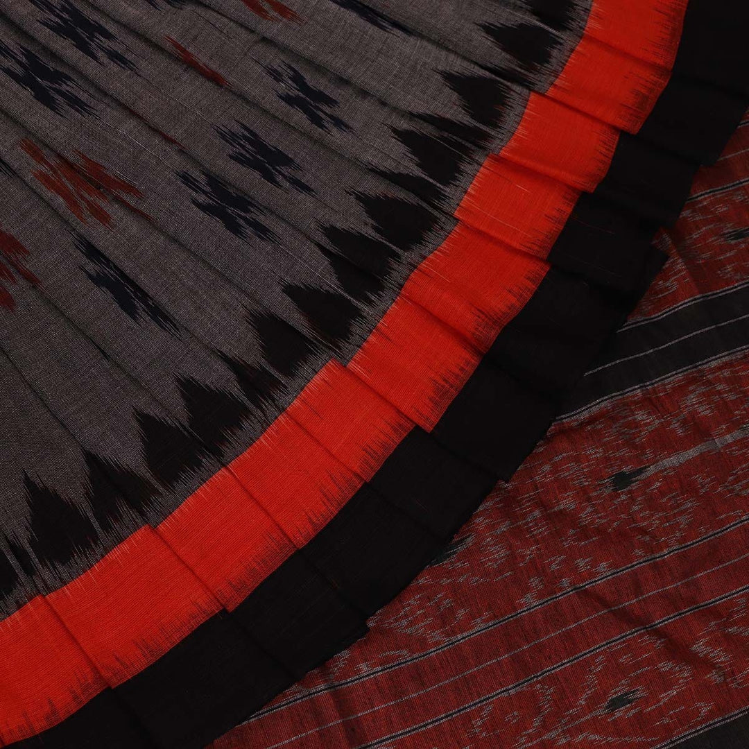 Handloom Sambalpuri Cotton Ikkat Saree Handloom Saree_Sambalpuri Cotton Priyadarshini Handloom