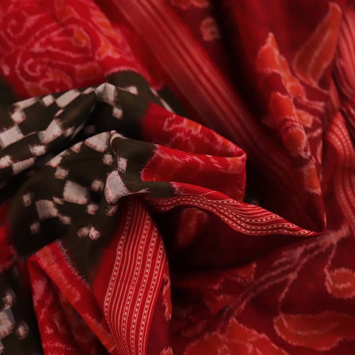 Handloom Sambalpuri Cotton Ikkat Saree Handloom Saree_Sambalpuri Cotton Priyadarshini Handloom