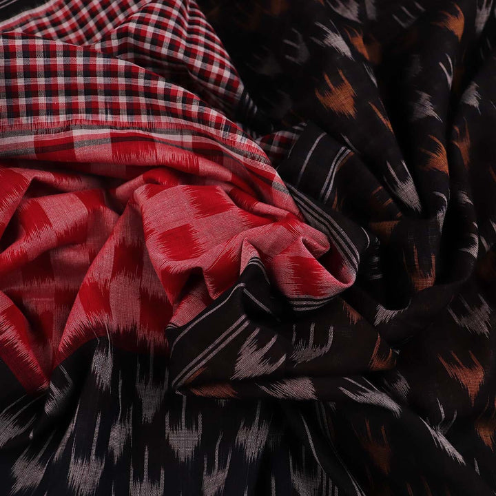 Handloom Sambalpuri Cotton Ikkat Saree Handloom Saree_Sambalpuri Cotton Priyadarshini Handloom
