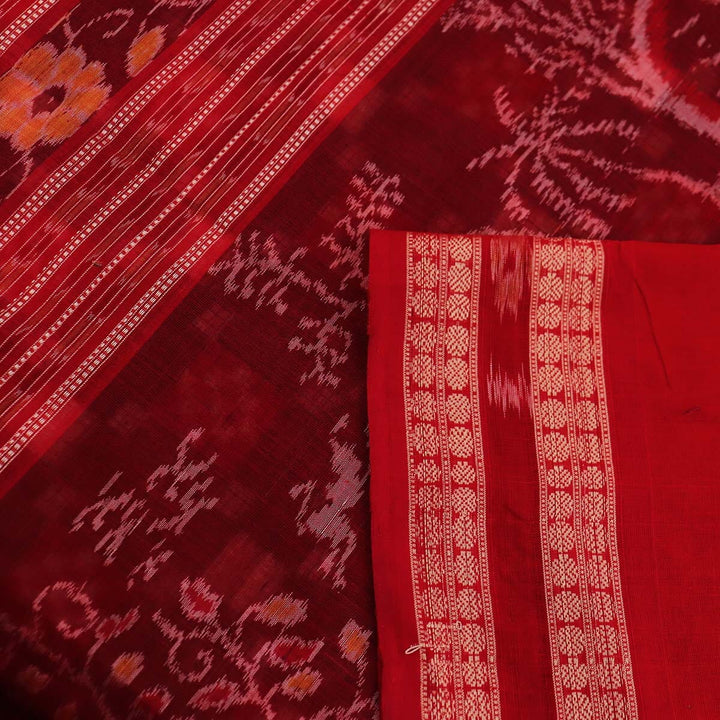 Handloom Sambalpuri Cotton Ikkat Saree Handloom Saree_Sambalpuri Cotton Priyadarshini Handloom
