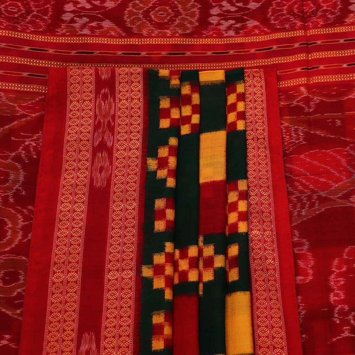 Handloom Sambalpuri Cotton Ikkat Saree Handloom Saree_Sambalpuri Cotton Priyadarshini Handloom
