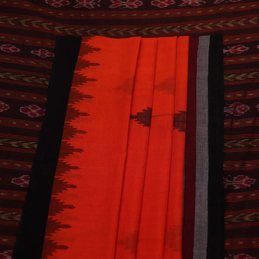 Handloom Sambalpuri Cotton Ikkat Saree Handloom Saree_Sambalpuri Cotton Priyadarshini Handloom