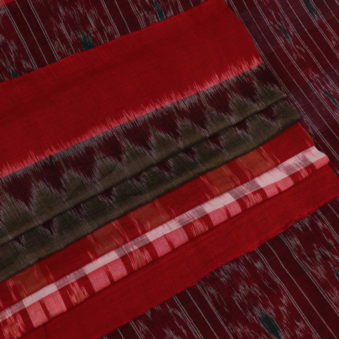 Handloom Sambalpuri Cotton Ikkat Saree Handloom Saree_Sambalpuri Cotton Priyadarshini Handloom