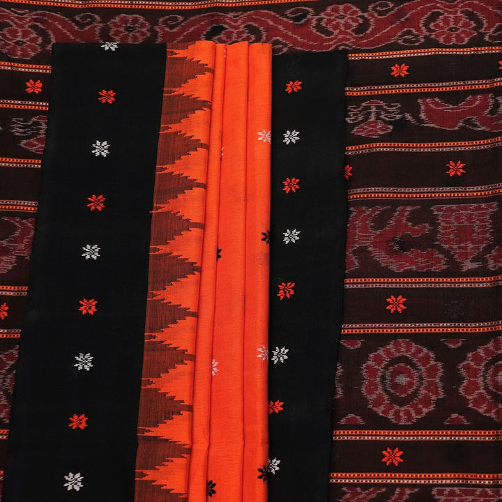 Handloom Sambalpuri Cotton Ikkat Saree Handloom Saree_Sambalpuri Cotton Priyadarshini Handloom