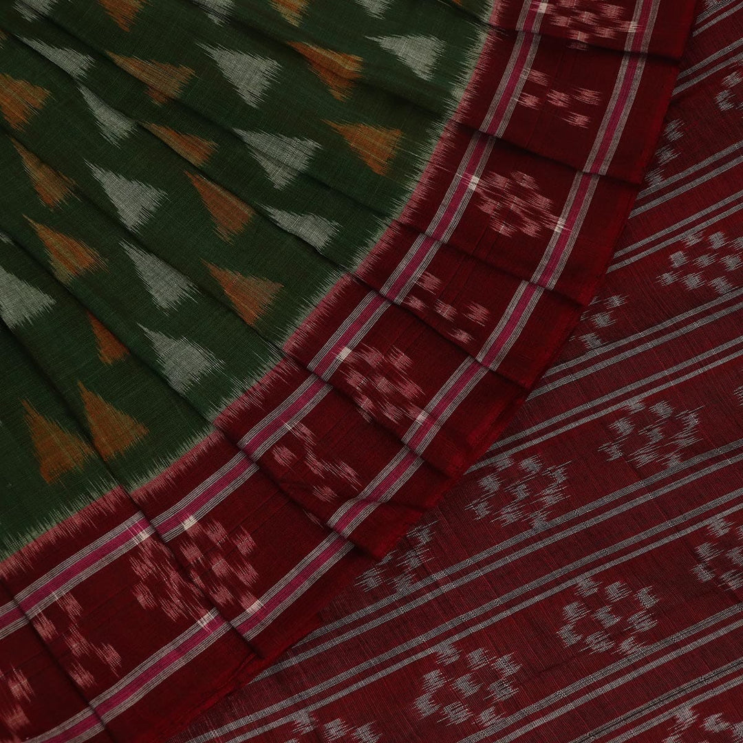 Handloom Sambalpuri Cotton Ikkat Saree Handloom Saree_Sambalpuri Cotton Priyadarshini Handloom