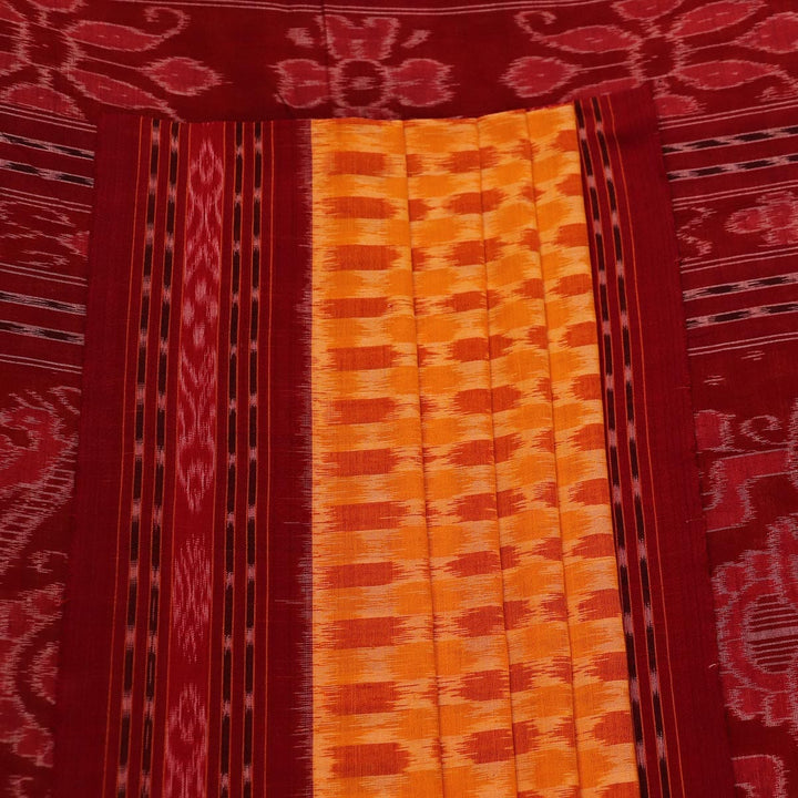 Handloom Sambalpuri Cotton Ikkat Saree Handloom Saree_Sambalpuri Cotton Priyadarshini Handloom
