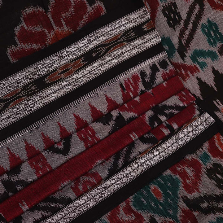 Handloom Sambalpuri Cotton Ikkat Saree Handloom Saree_Sambalpuri Cotton Priyadarshini Handloom