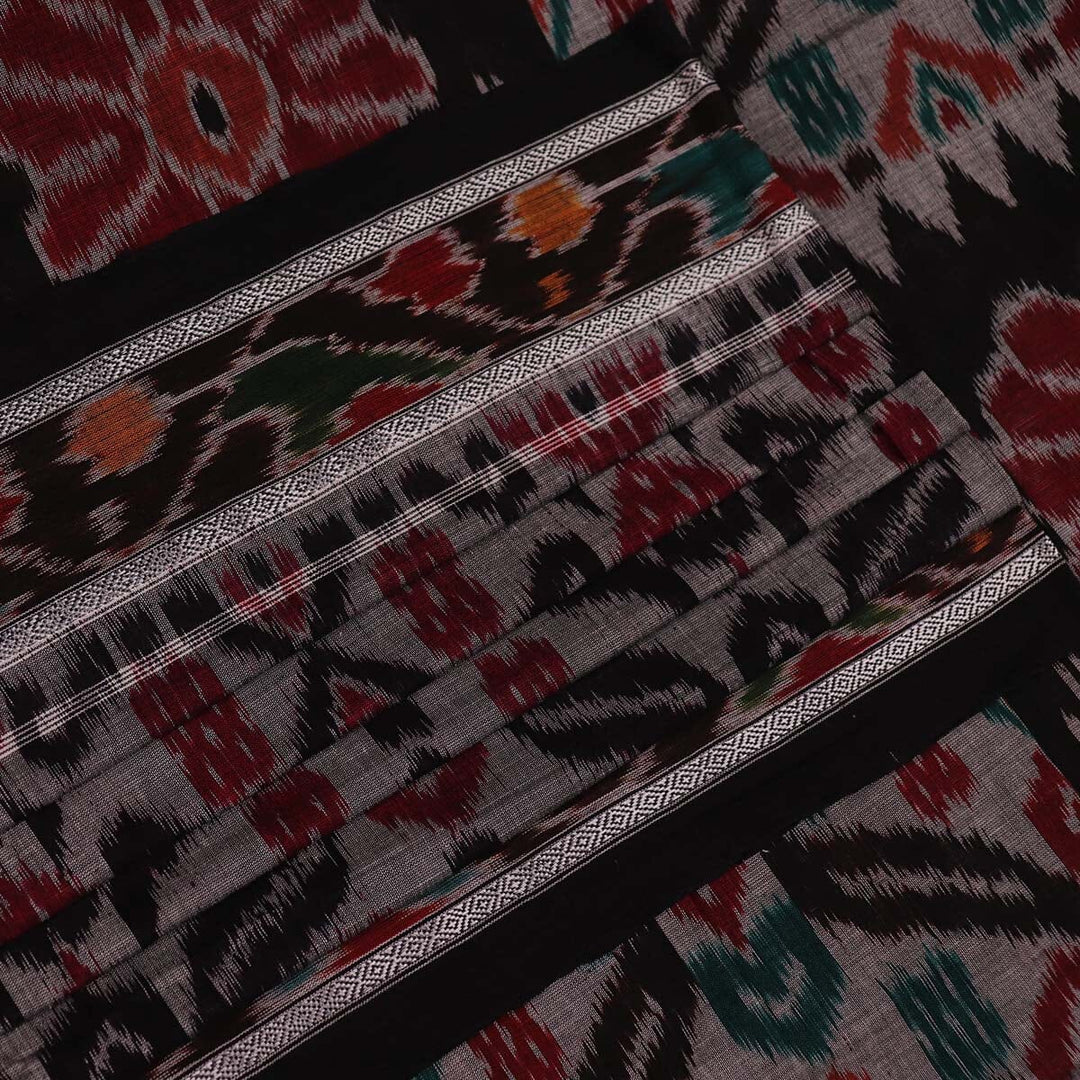 Handloom Sambalpuri Cotton Ikkat Saree Handloom Saree_Sambalpuri Cotton Priyadarshini Handloom