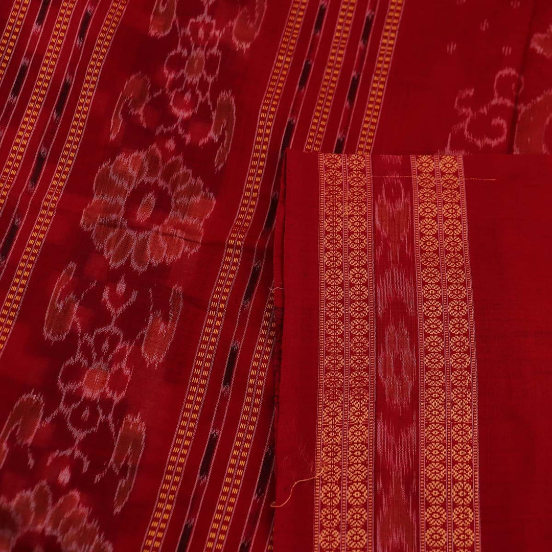 Handloom Sambalpuri Cotton Ikkat Saree Handloom Saree_Sambalpuri Cotton Priyadarshini Handloom