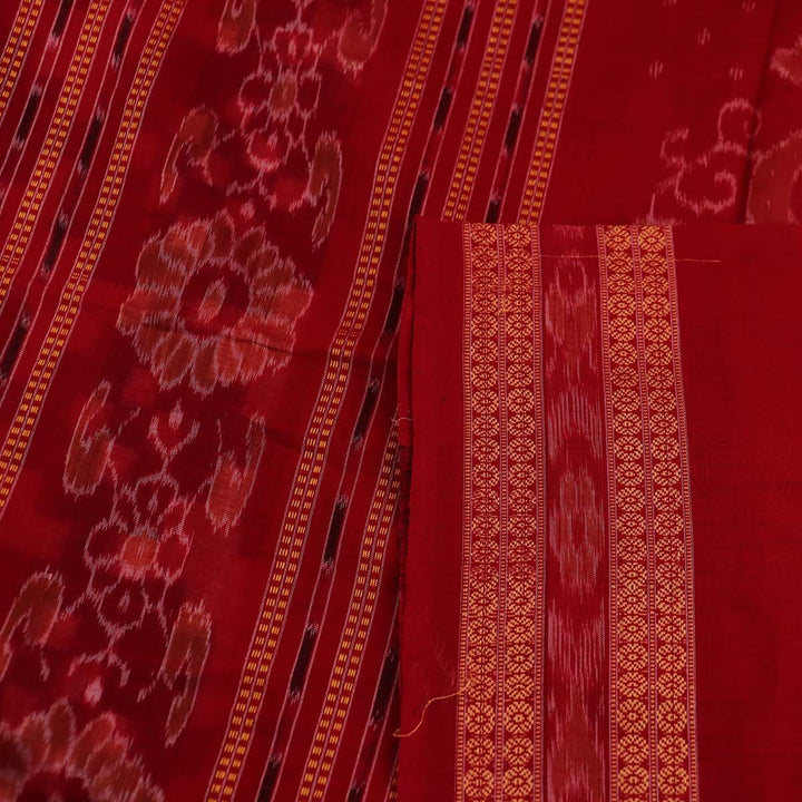 Handloom Sambalpuri Cotton Ikkat Saree Handloom Saree_Sambalpuri Cotton Priyadarshini Handloom