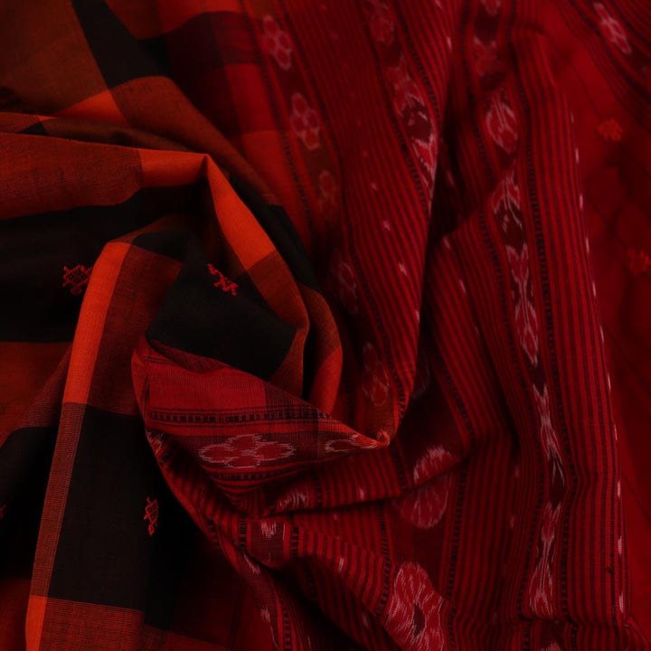 Handloom Sambalpuri Cotton Ikkat Saree Handloom Saree_Sambalpuri Cotton Priyadarshini Handloom