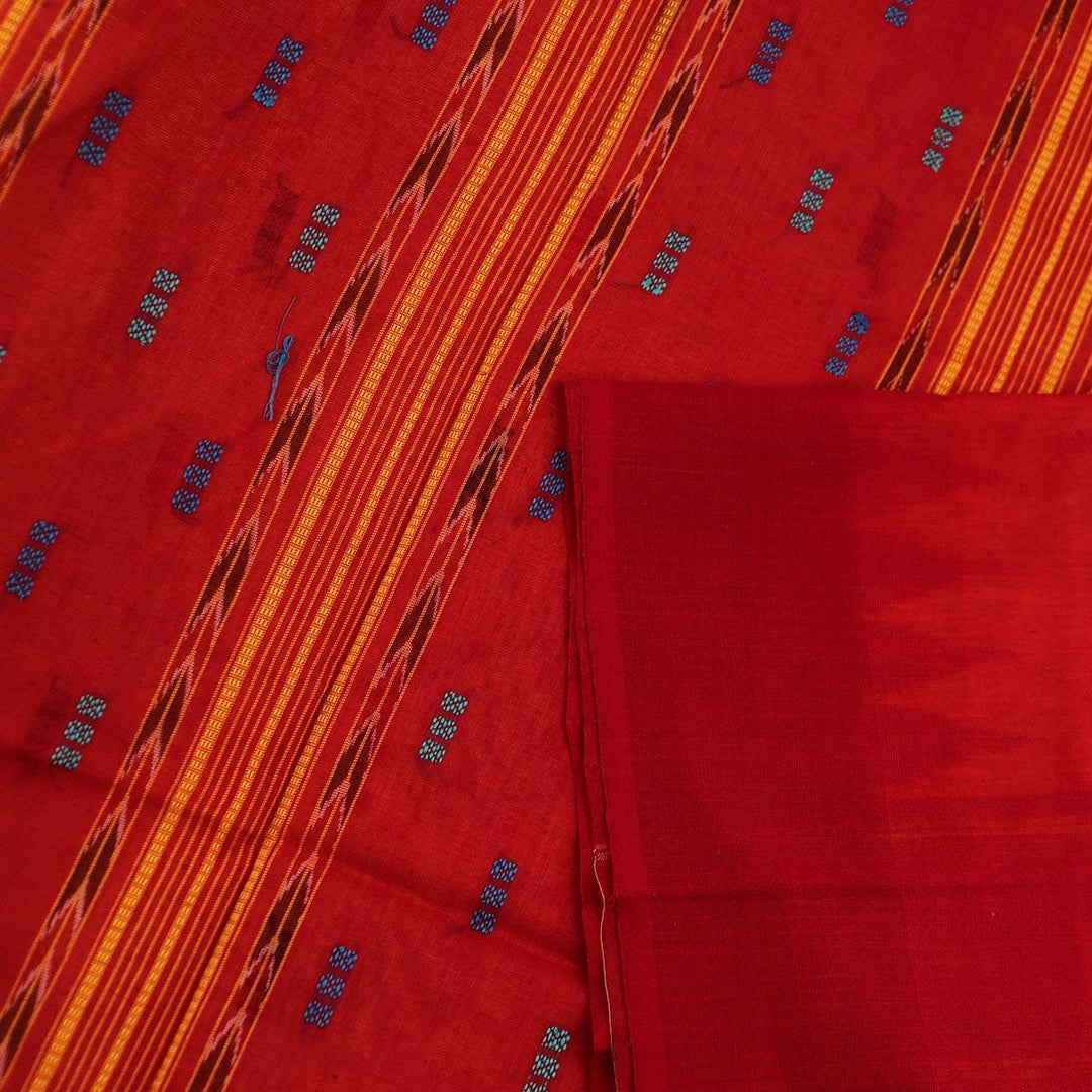 Handloom Sambalpuri Cotton Ikkat Saree Handloom Saree_Sambalpuri Cotton Priyadarshini Handloom