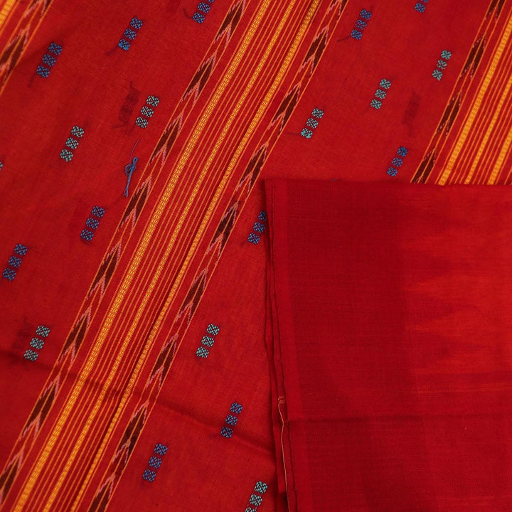 Handloom Sambalpuri Cotton Ikkat Saree Handloom Saree_Sambalpuri Cotton Priyadarshini Handloom