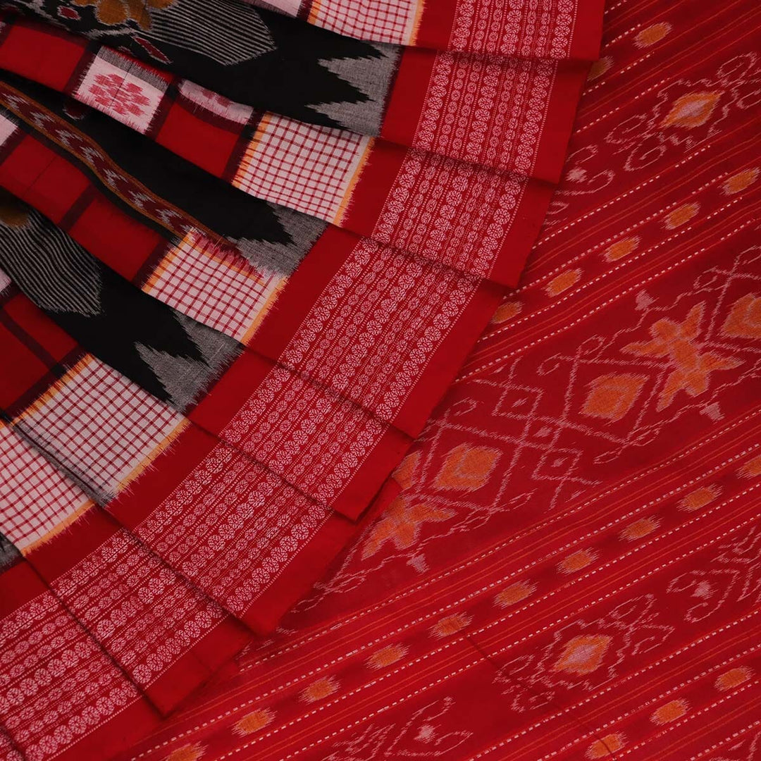 Handloom Sambalpuri Cotton Ikkat Saree Handloom Saree_Sambalpuri Cotton Priyadarshini Handloom