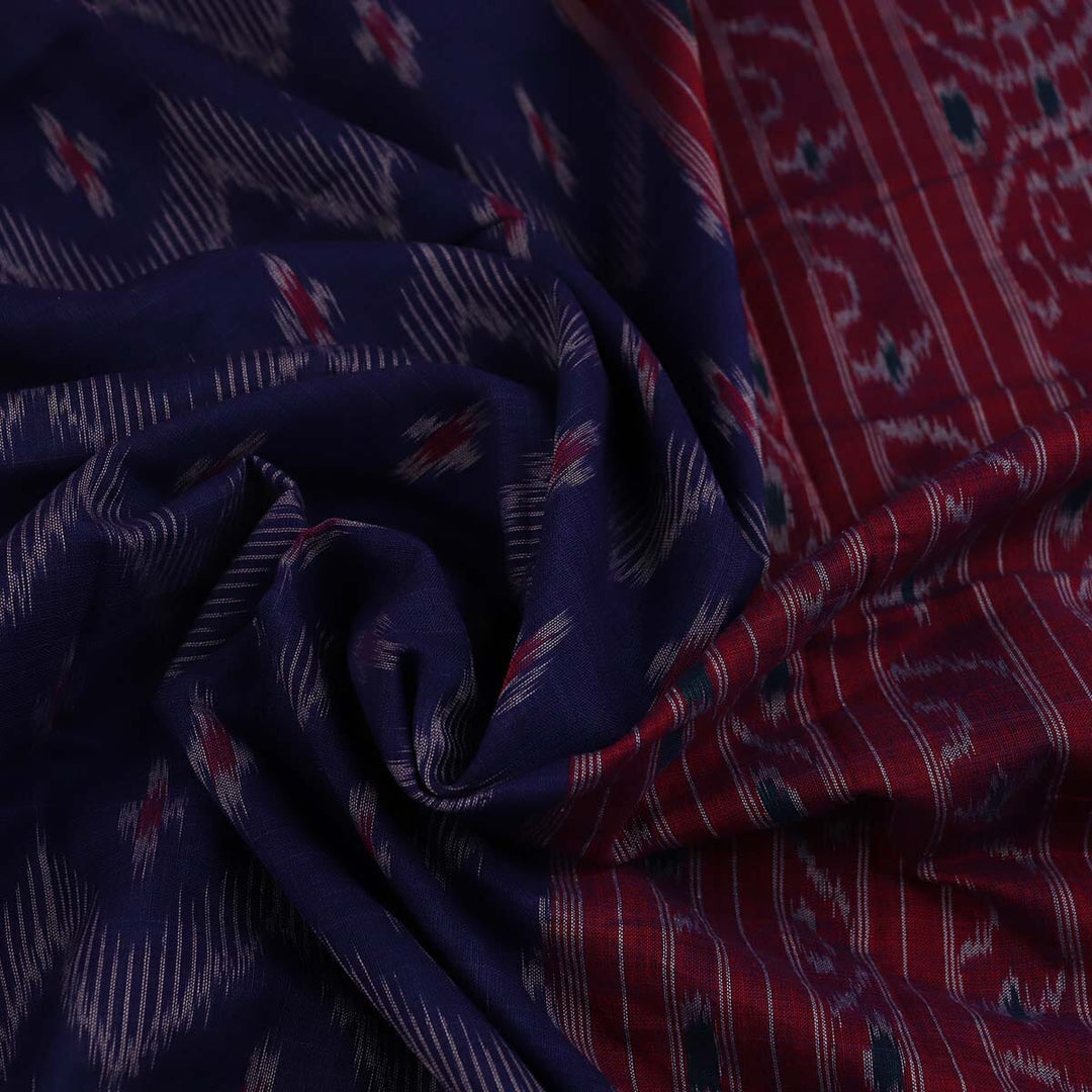 Handloom Sambalpuri Cotton Ikkat Saree Handloom Saree_Sambalpuri Cotton Priyadarshini Handloom
