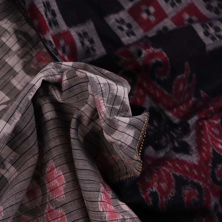 Handloom Sambalpuri Cotton Ikkat Saree Handloom Saree_Sambalpuri Cotton Priyadarshini Handloom