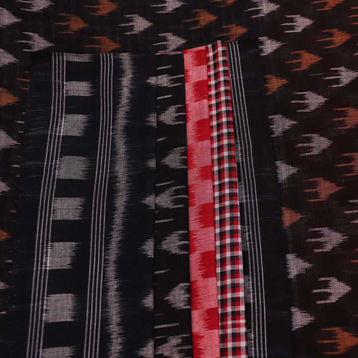 Handloom Sambalpuri Cotton Ikkat Saree Handloom Saree_Sambalpuri Cotton Priyadarshini Handloom