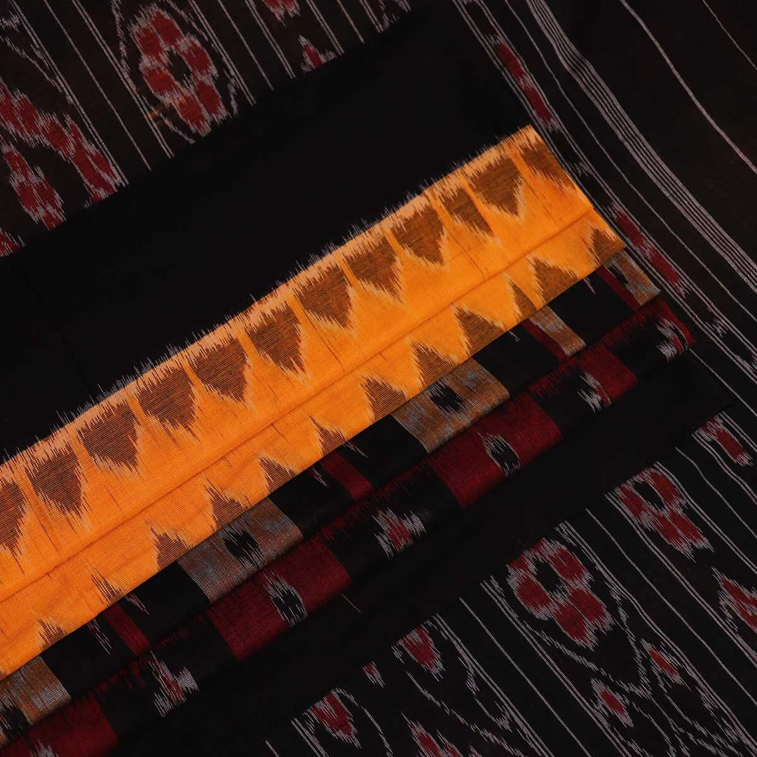 Handloom Sambalpuri Cotton Ikkat Saree Handloom Saree_Sambalpuri Cotton Priyadarshini Handloom