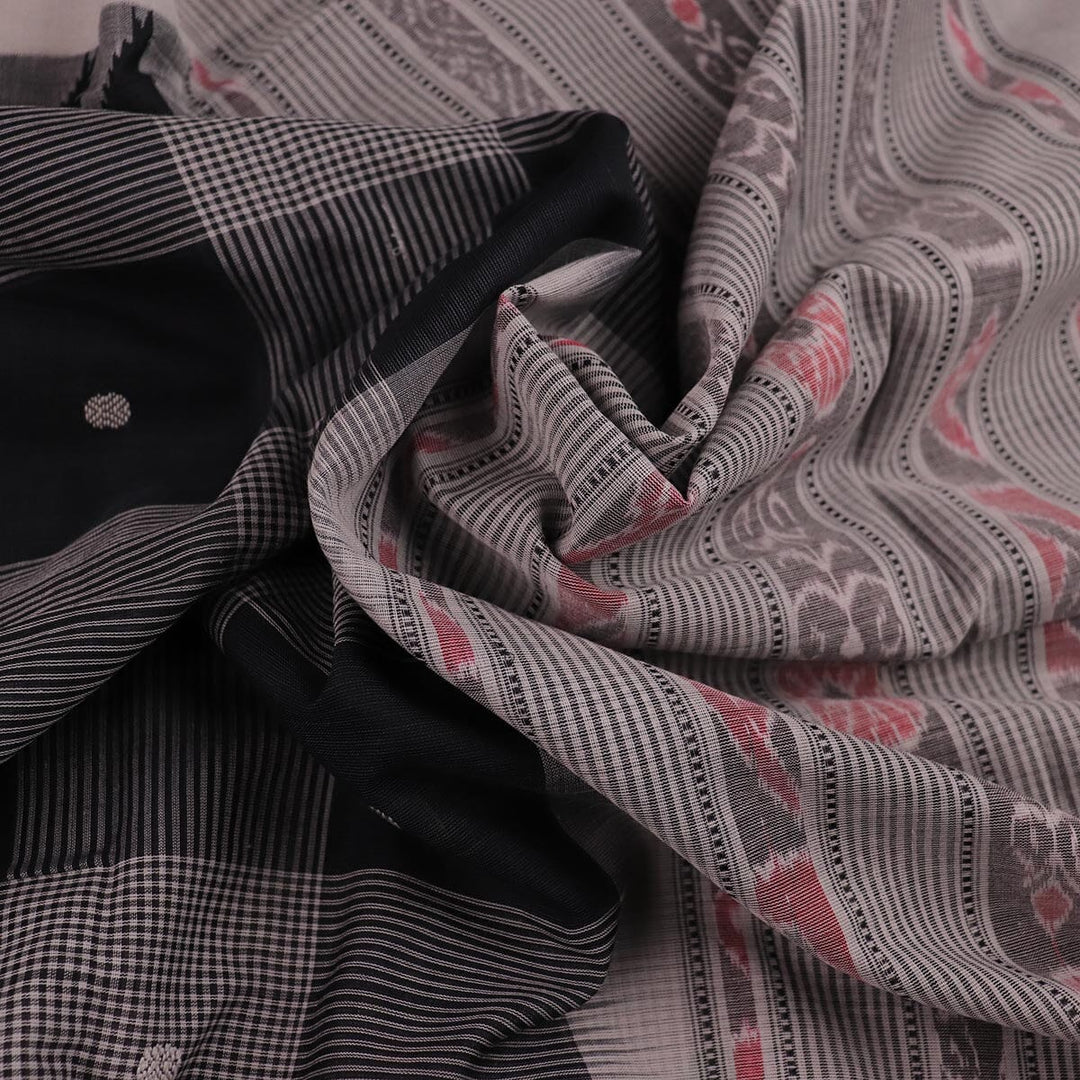 Handloom Sambalpuri Cotton Ikkat Saree Handloom Saree_Sambalpuri Cotton Priyadarshini Handloom
