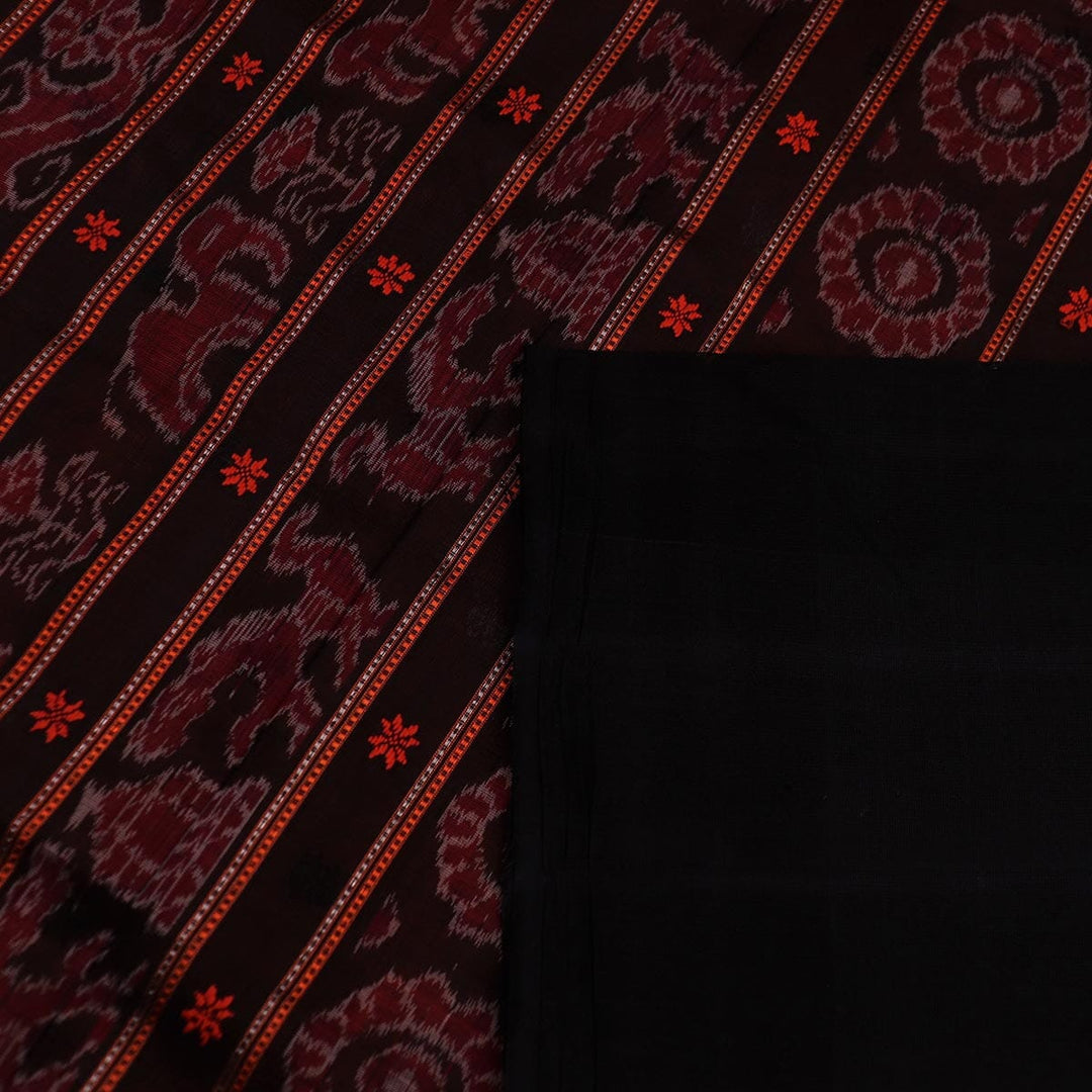 Handloom Sambalpuri Cotton Ikkat Saree Handloom Saree_Sambalpuri Cotton Priyadarshini Handloom