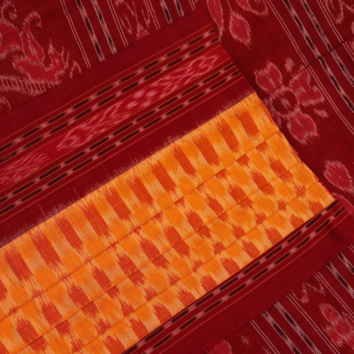 Handloom Sambalpuri Cotton Ikkat Saree Handloom Saree_Sambalpuri Cotton Priyadarshini Handloom