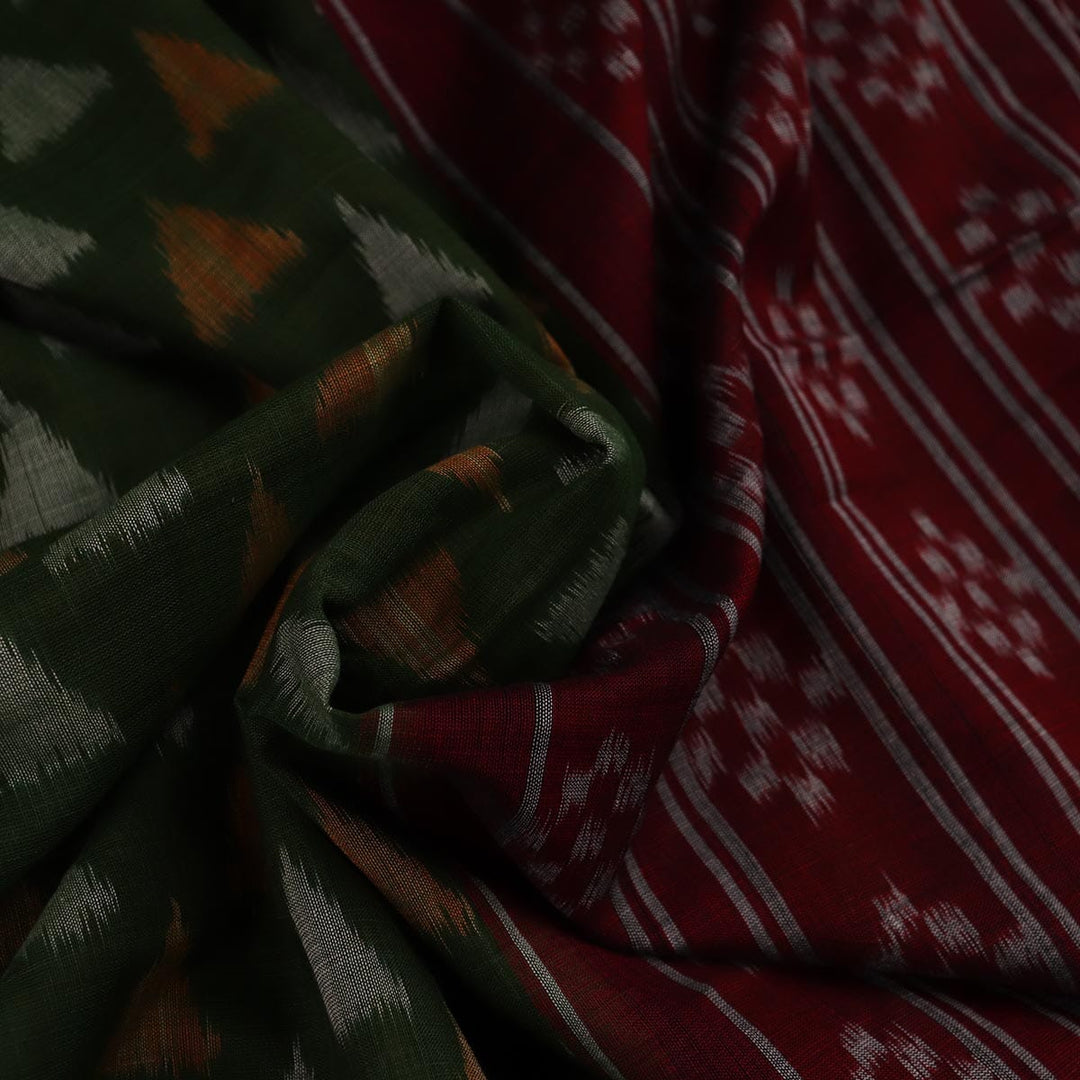 Handloom Sambalpuri Cotton Ikkat Saree Handloom Saree_Sambalpuri Cotton Priyadarshini Handloom